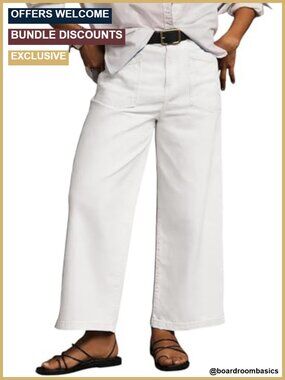 Plus Size High Waisted Wide Leg Jeans Baggy Loose Stretchy Denim Pants